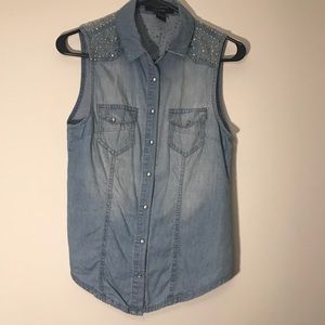 Jean Bedazzled Top 💎